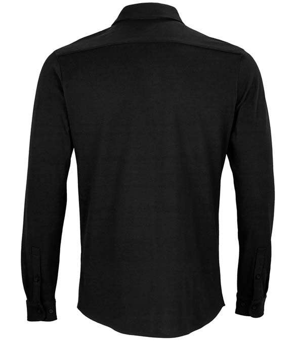 NEOBLU Basile Organic Cotton Long Sleeve Piqu&#233; Shirt