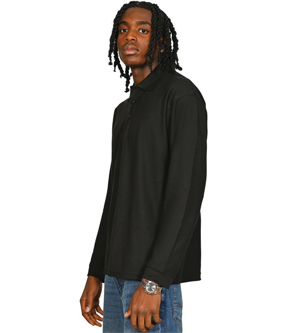 Casual Classic Polycotton L/S Pique Polo 190gm