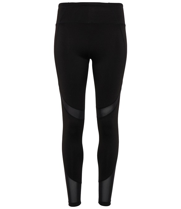 Women's TriDri? mesh tech panel leggings full-length