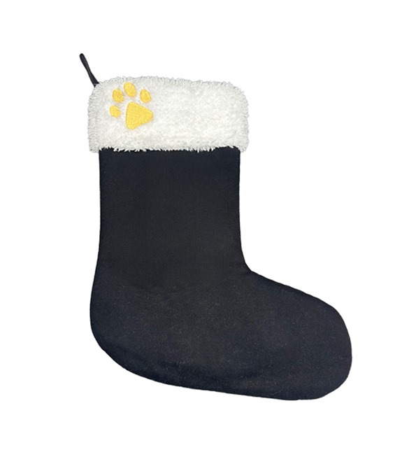 Dog’s Christmas stocking – bootie shape