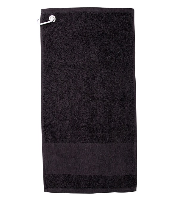 Printable border golf towel