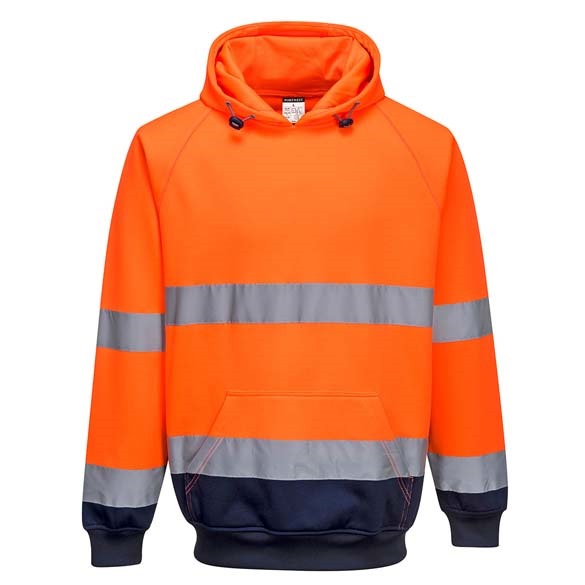 Hi-Vis Two-Tone Hooded Sweater