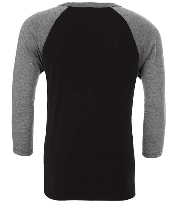 Canvas Unisex 3/4 Sleeve Baseball T-Shirt