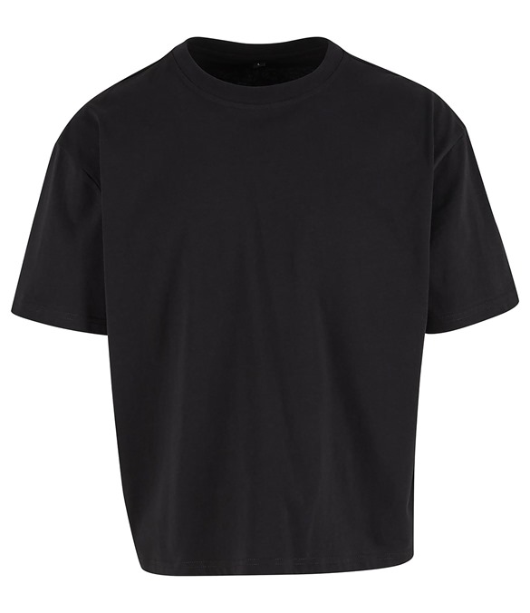 Cropped oversize tee