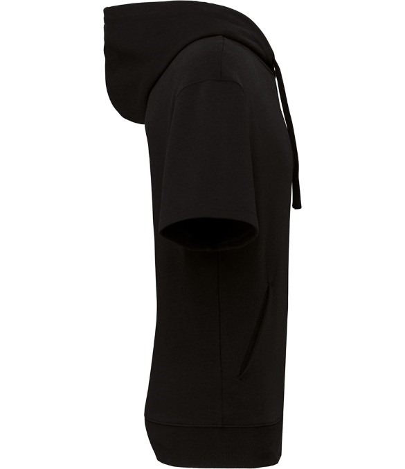 Native Spirit Unisex French Terry Hooded Short Sleeve Sweatshirt