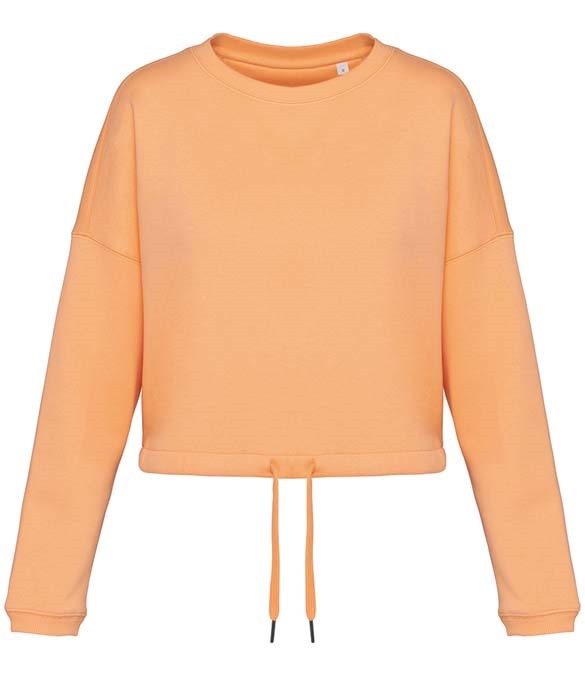 Native Spirit Ladies Oversized Cropped Sweatshirt