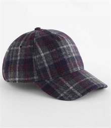Beechfield Wool Blend Checked Cap