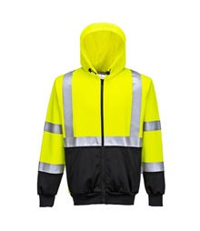 Hi-Vis 2-Tone Zipped Hoodie