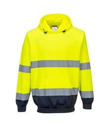 Hi-Vis Two-Tone Hooded Sweater