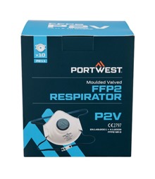Moulded FFP2 Valved Respirator (Pk10)