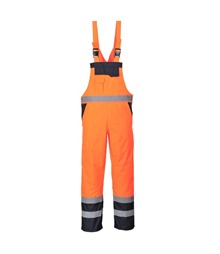 Contrast Bib & Brace Lined
