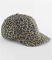 Beechfield Leopard Print 6 Panel Cap