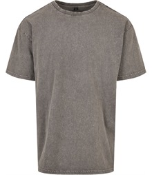 Acid washed heavy oversized tee
