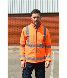 Korntex# High Vis Premium Softshell Jacket