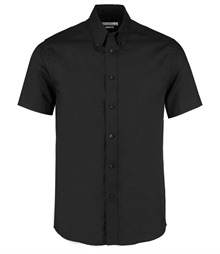 Kustom Kit Premium Short Sleeve Tailored Oxford Shirt