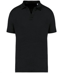Spasso Linen Polo Shirt
