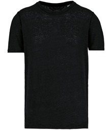 Spasso Crew Neck Linen T-Shirt