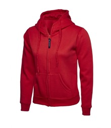 Ladies Classic Full Zip Hooded Sweatshirt