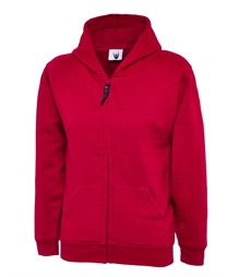 Childrens Classic Full Zip Hooded Sweatshirt