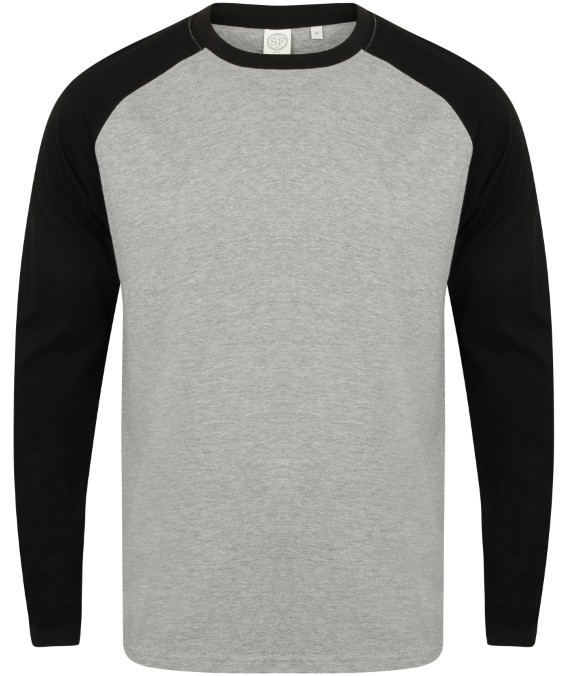 SF Men Long Sleeve Baseball T-Shirt