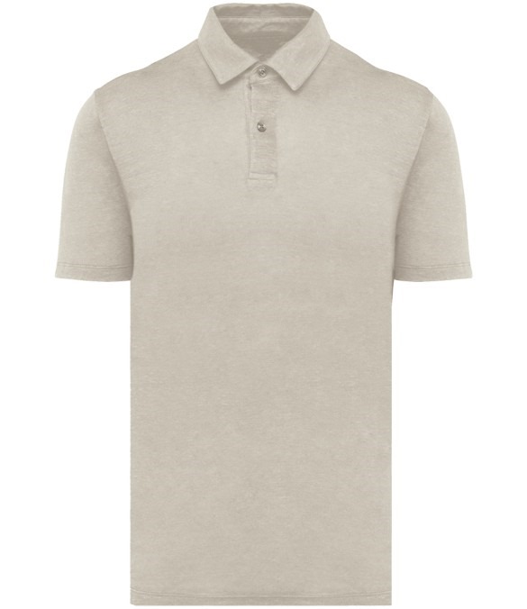 Spasso Knitted Linen Polo Shirt
