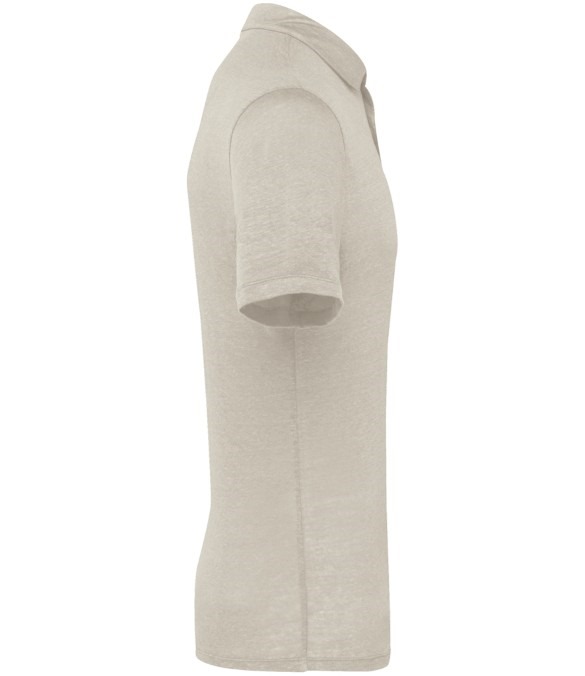 Spasso Knitted Linen Polo Shirt