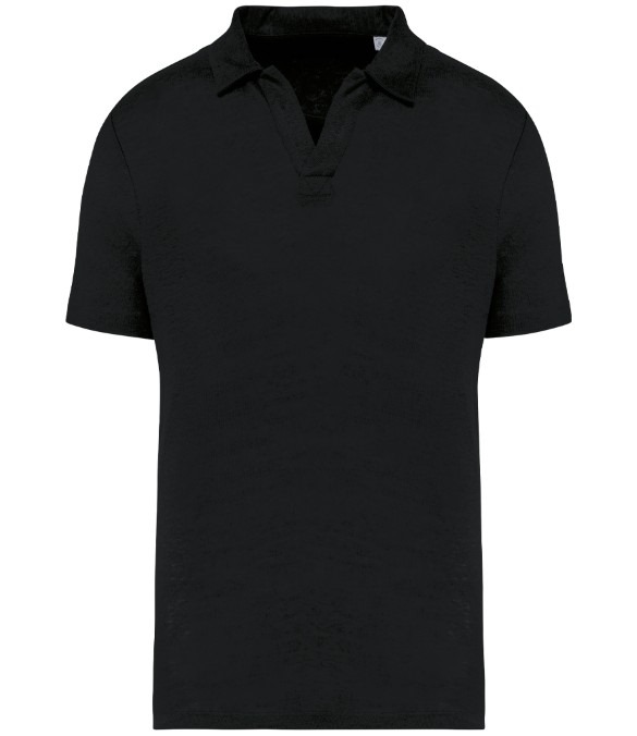 Spasso Linen Polo Shirt