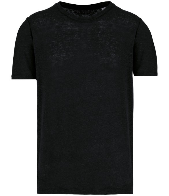 Spasso Crew Neck Linen T-Shirt