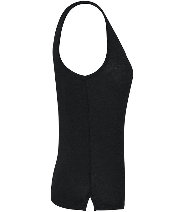 Spasso Ladies Linen Tank Top