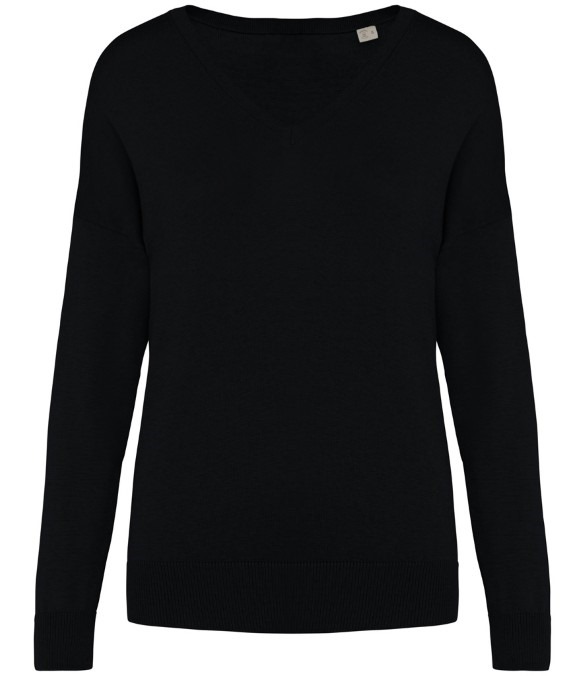 Spasso Ladies TENCEL? V Neck Sweater