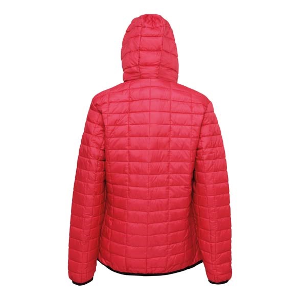 Women&#39;s honeycomb hooded jacket