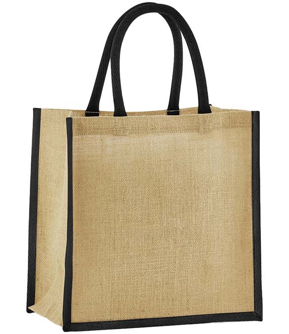 Westford Mill Natural Starched Jute Mini Gift Bag